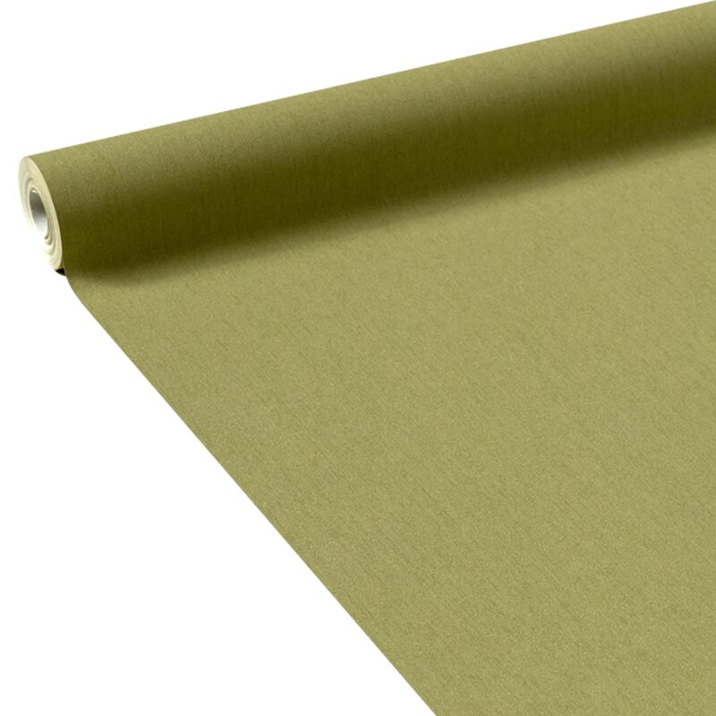 Papier peint intissé CALICO coloris vert végétal