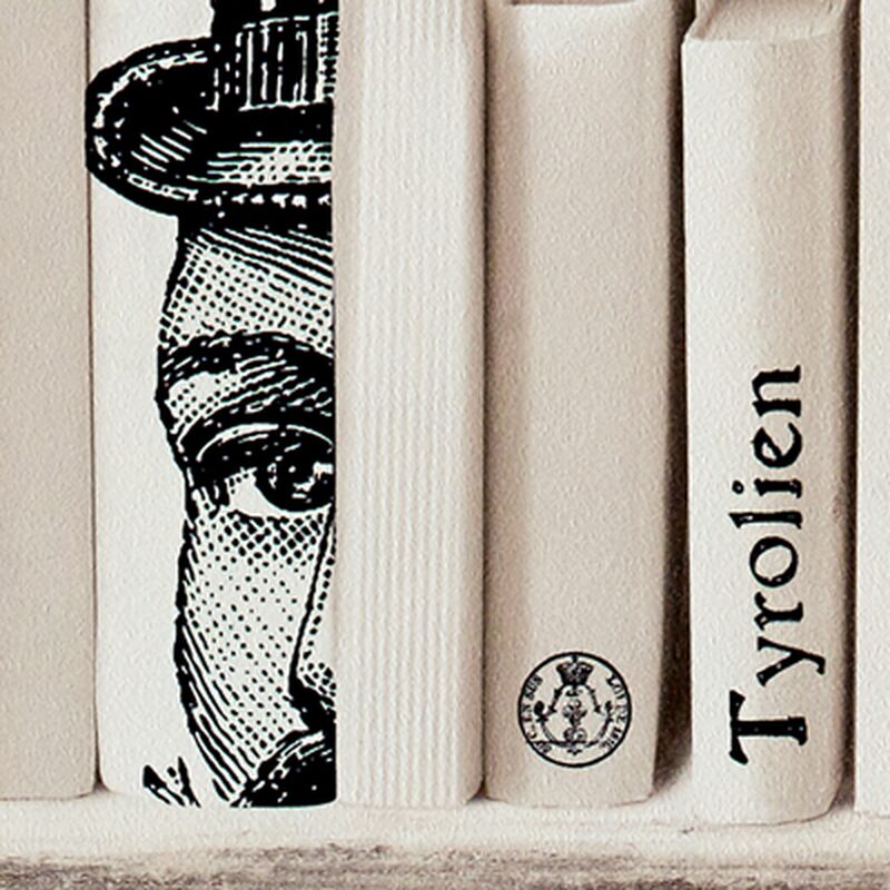 Papier peint BIBLIOTHECA coloris blanc