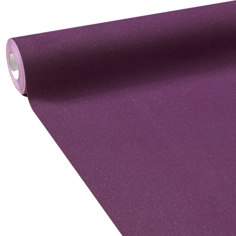 Papier peint intissé IMPRESSION coloris aubergine