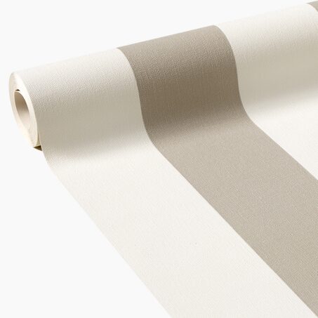 Papier peint vinyle PODIUM STRIPE coloris praline