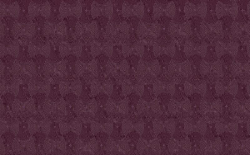 Papier peint vinyle LOUXOR coloris aubergine