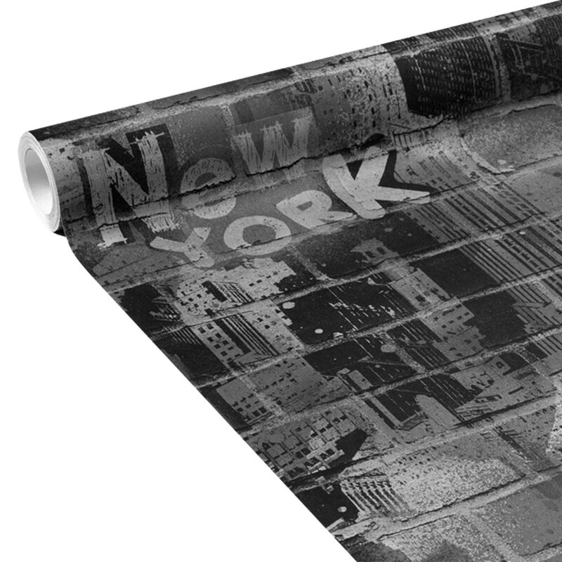 Papier peint NEW YORK TAG coloris noir