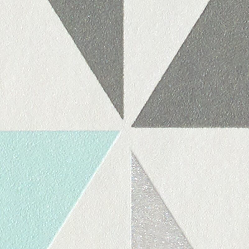 Papier peint intissé ICEBERG coloris vert menthe