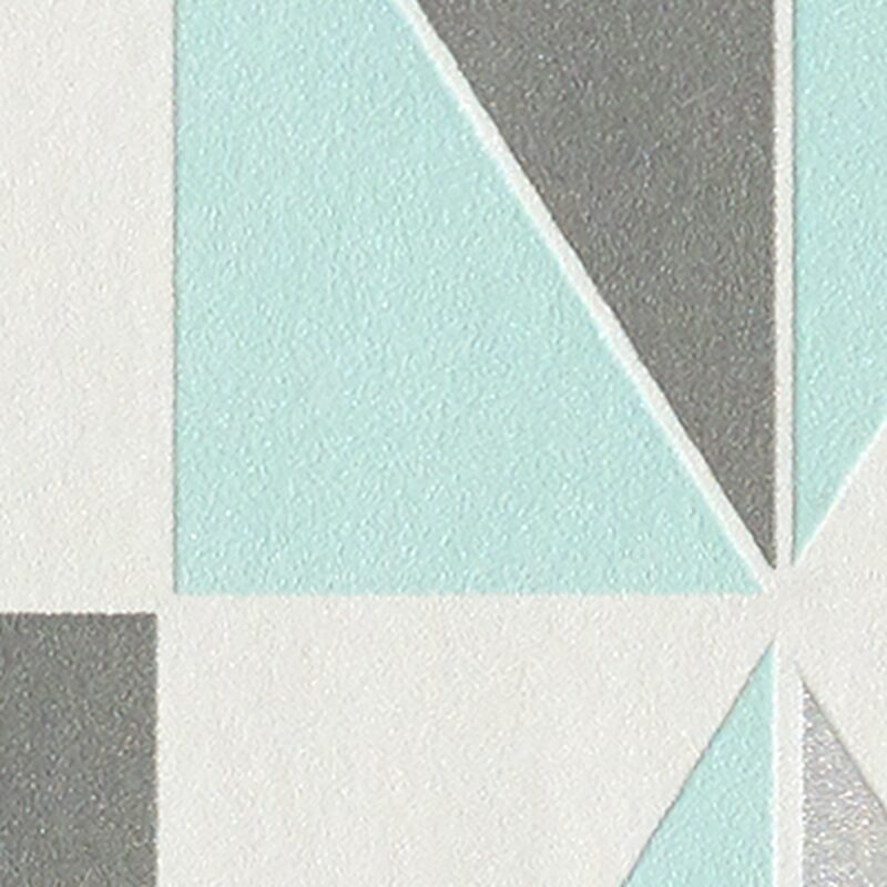 Papier peint intissé ICEBERG coloris vert menthe