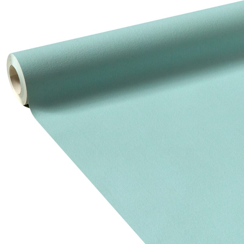 Papier peint vinyle RAGTIME coloris vert menthol