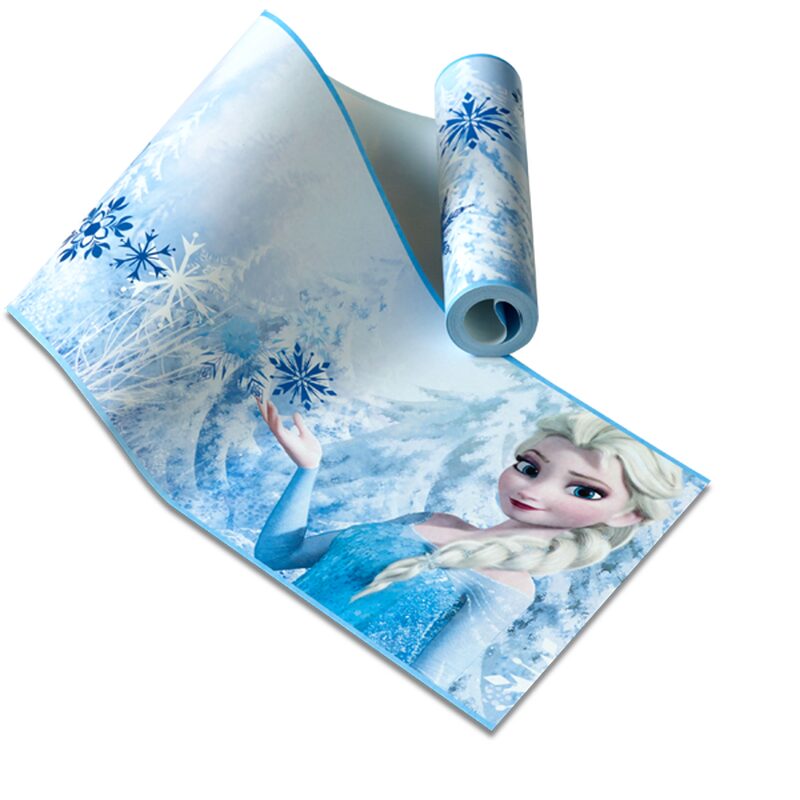 Frise vinyle REINE DES NEIGES coloris bleu glacé