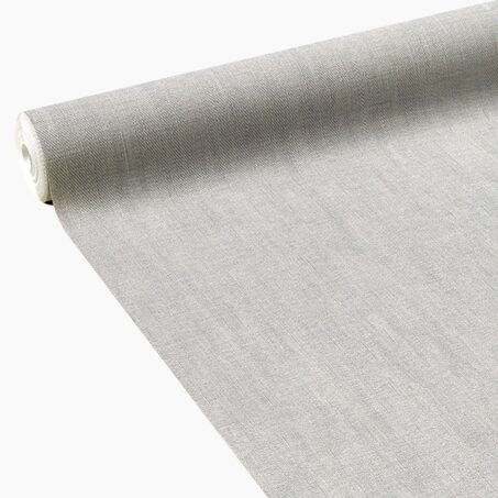 Papier peint intissé TWEED coloris gris perle