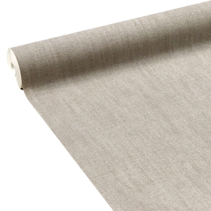 Papier peint intissé TWEED coloris taupe
