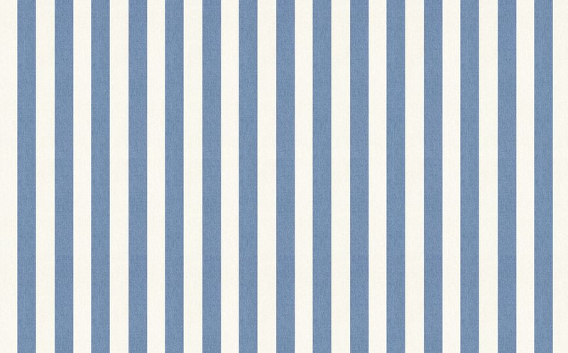 Papier peint intissé CALICO STRIPE coloris bleu jean