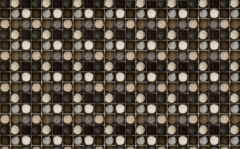 Papier peint WOOL coloris lin