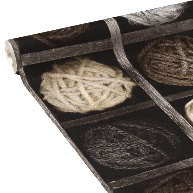 Papier peint WOOL coloris lin