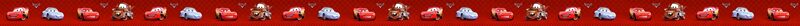 Frise vinyle CARS coloris rouge chinois