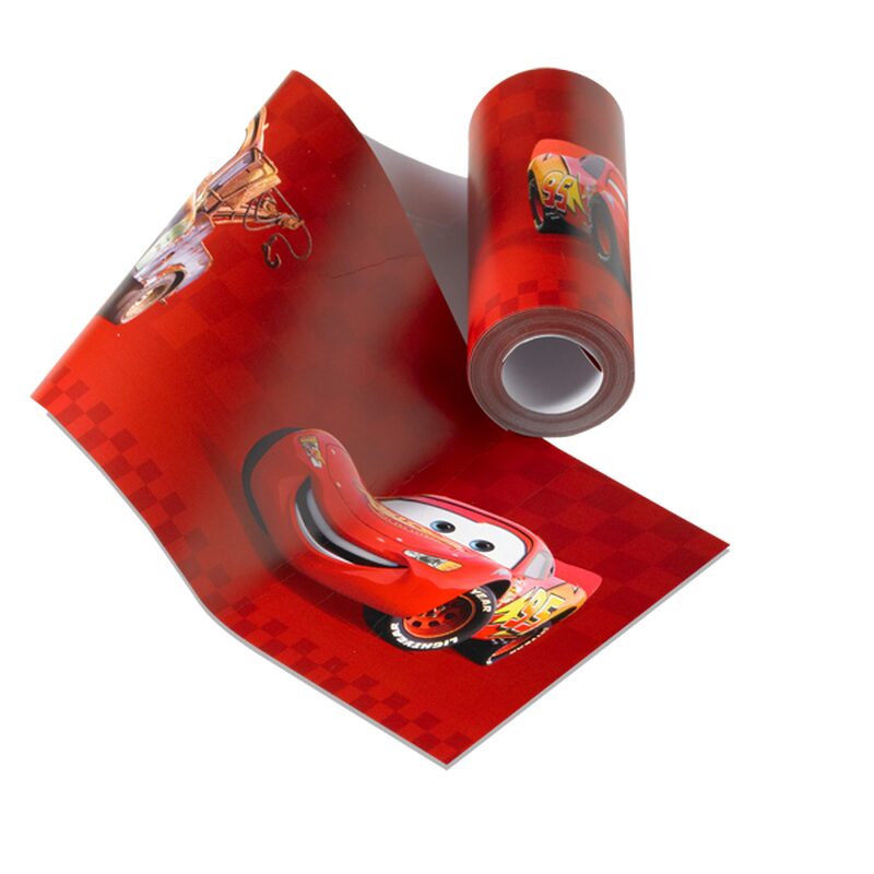 Frise vinyle CARS coloris rouge chinois