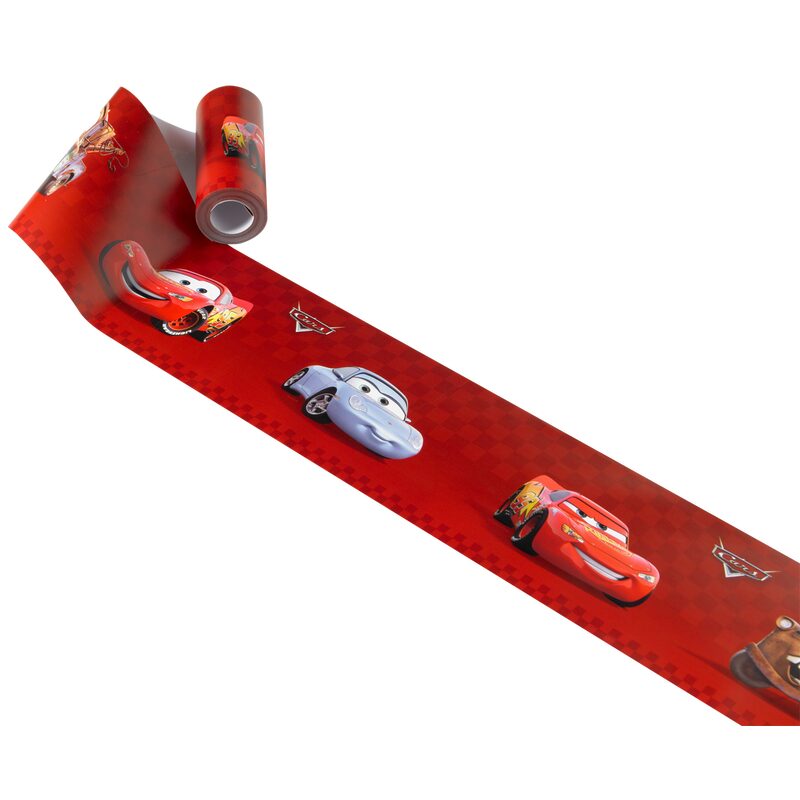 Frise vinyle CARS coloris rouge chinois