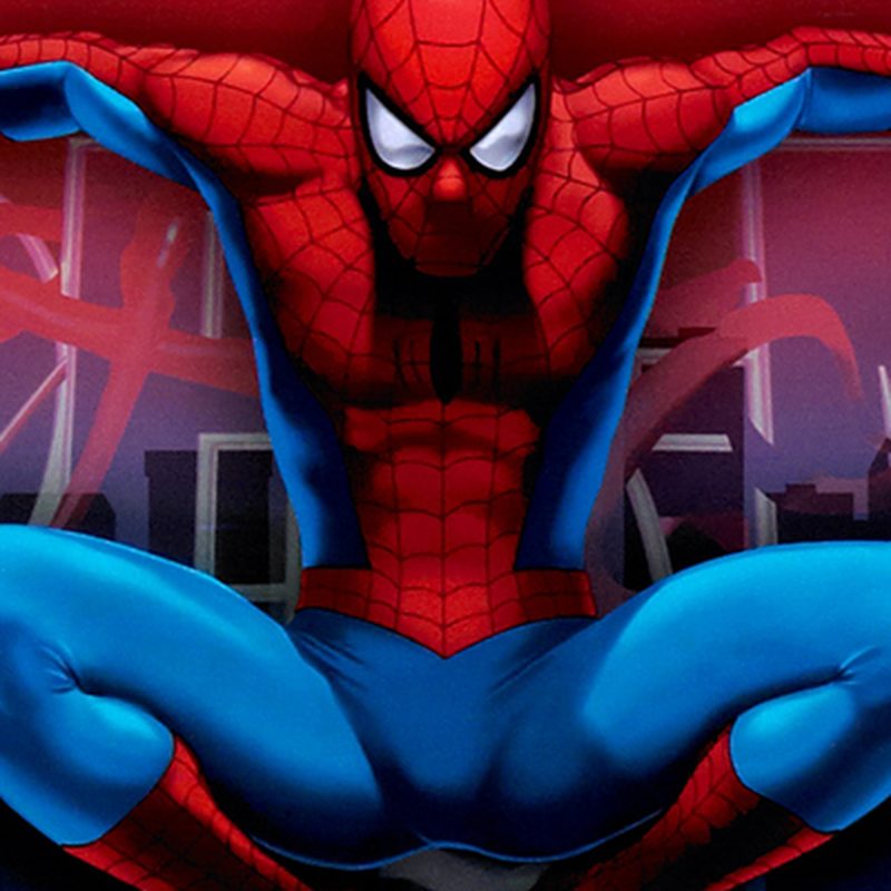 Frise vinyle SPIDERMAN coloris bleuet