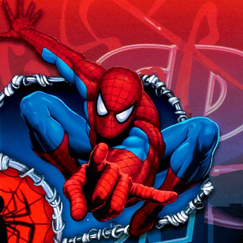 Frise vinyle SPIDERMAN coloris bleuet