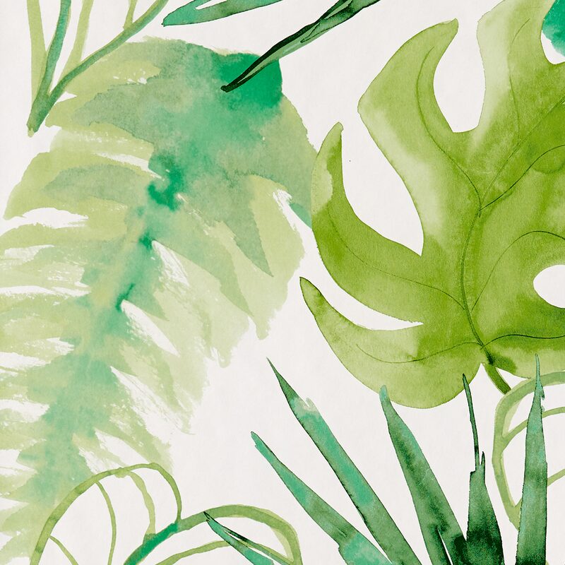 Papier peint intissé JUNGLE FEVER coloris blanc