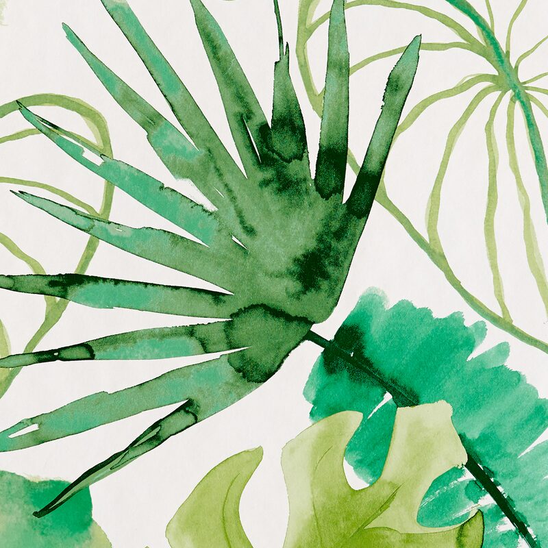 Papier peint intissé JUNGLE FEVER coloris blanc