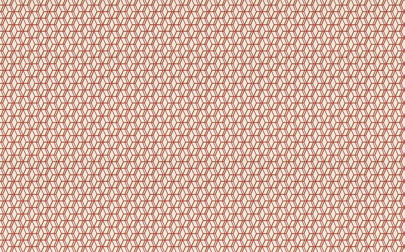Papier peint intissé LING coloris rouge orangé