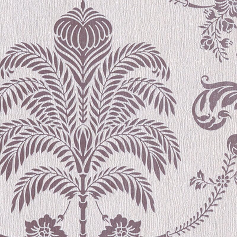 Papier peint intissé LA PALMA coloris lilas rose