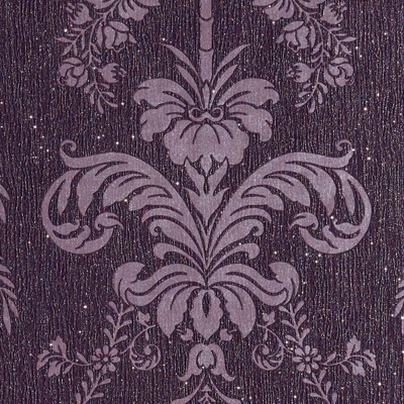 Papier peint intissé LA PALMA coloris mauve