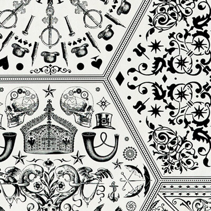 Papier peint intissé WORLD HERITAGE coloris noir