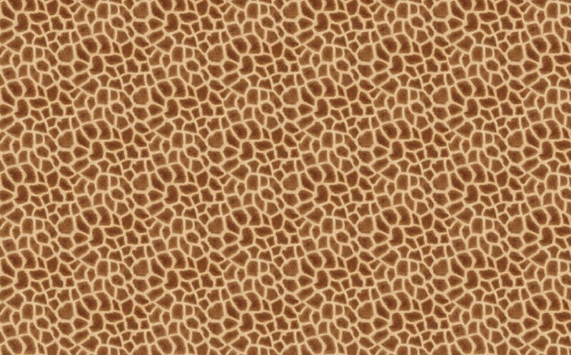 Papier peint intissé GIRAFE MASAÏ coloris caramel