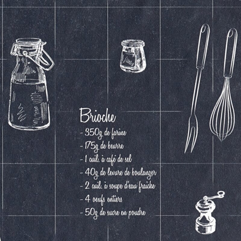 Papier peint BON APPETIT coloris gris anthracite