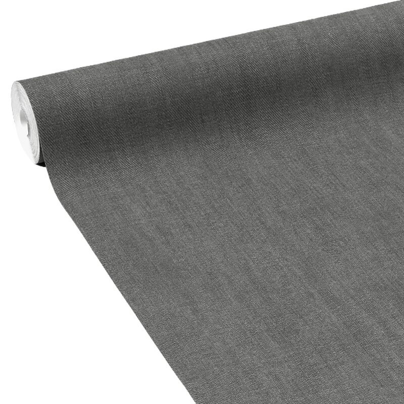 Papier peint intissé TWEED coloris gris brun