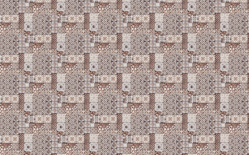 Papier peint intissé LISBOA coloris taupe