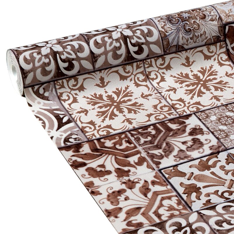 Papier peint intissé LISBOA coloris taupe