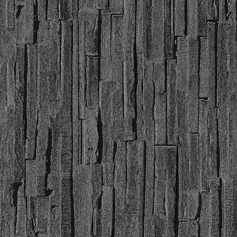 Papier peint intissé STONEPANEL coloris gris anthracite