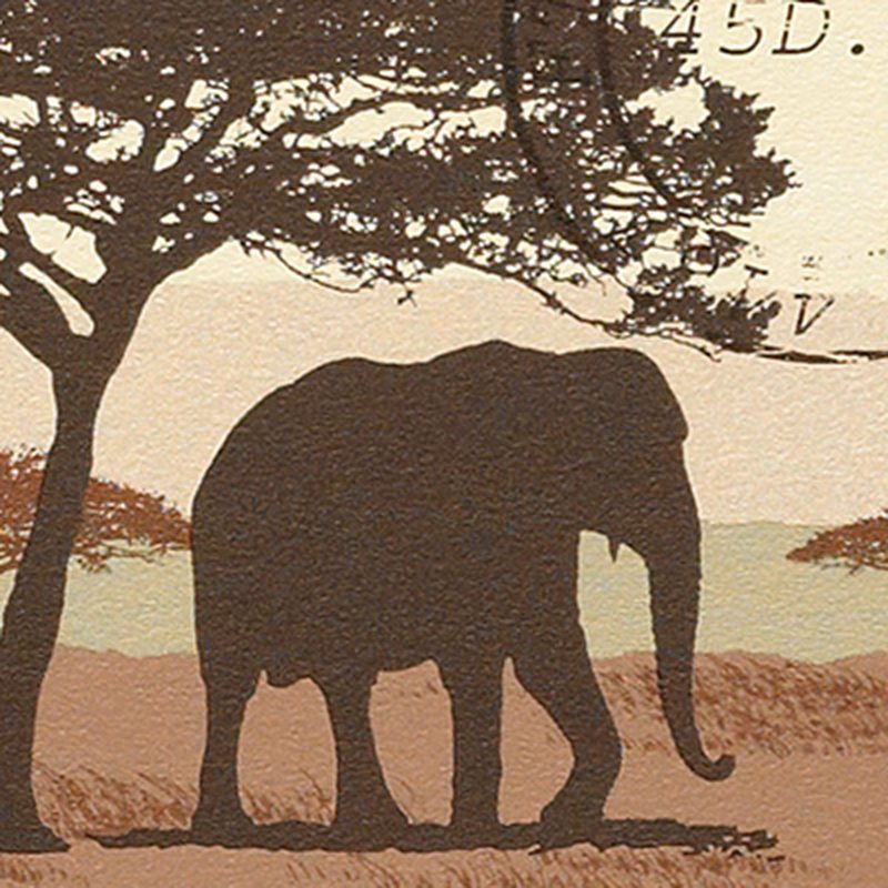 Frise SAFARI PHOTO coloris sable beige