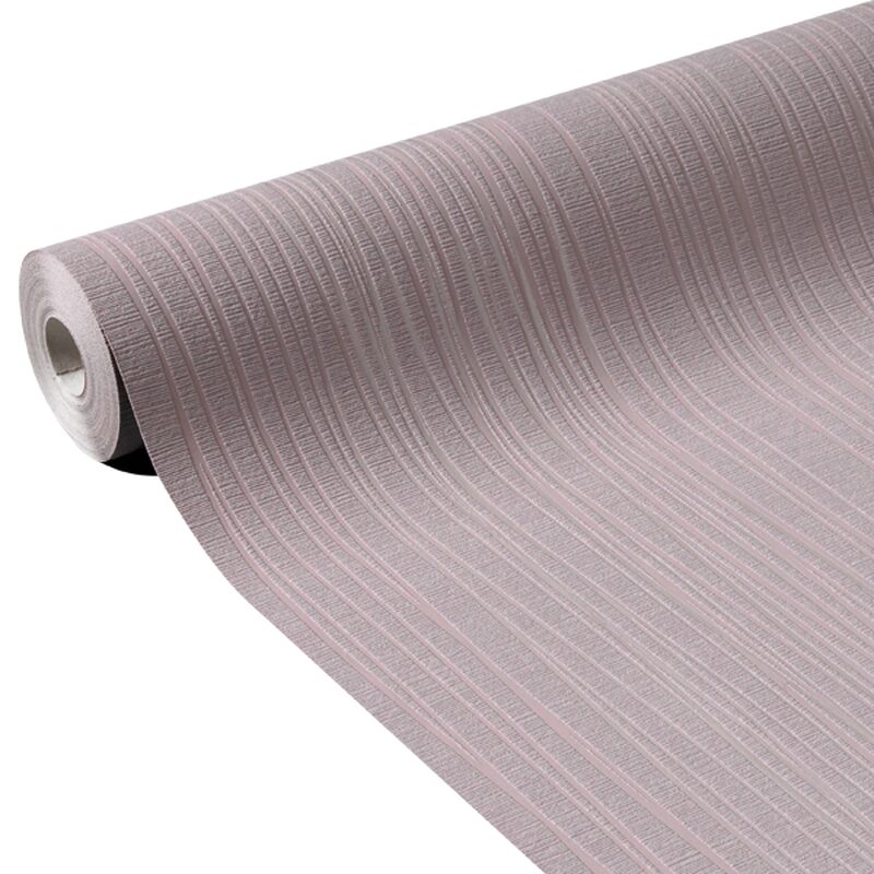Papier peint intissé LABELLA coloris vieux rose