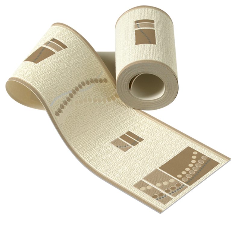 Frise vinyle SQUARE-SPOT coloris sable beige