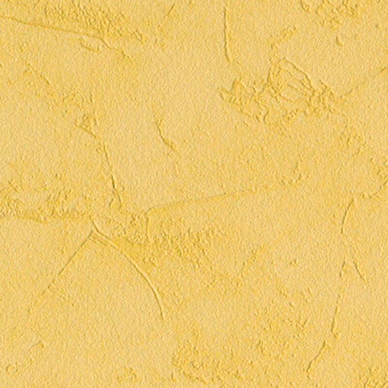 Papier peint intissé RAVENNE coloris jaune bouton d'or