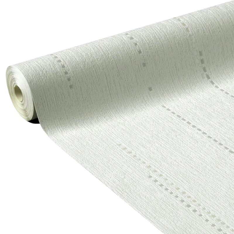 Papier peint vinyle TETRIS coloris blanc