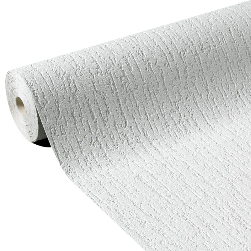 Papier peint vinyle NAXOS coloris blanc