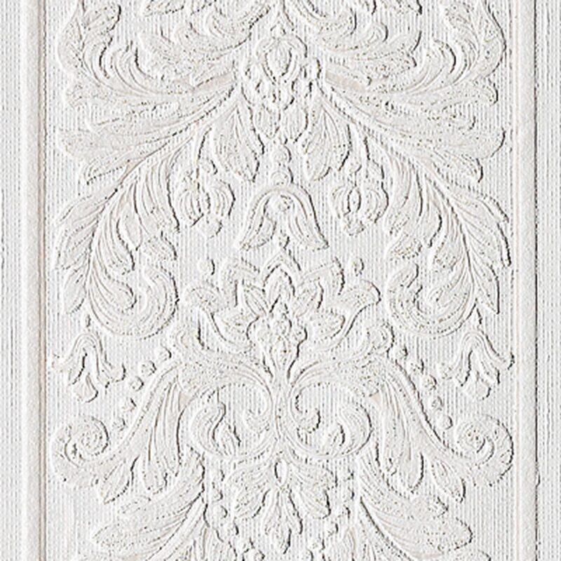 Papier peint vinyle PLESSY coloris blanc
