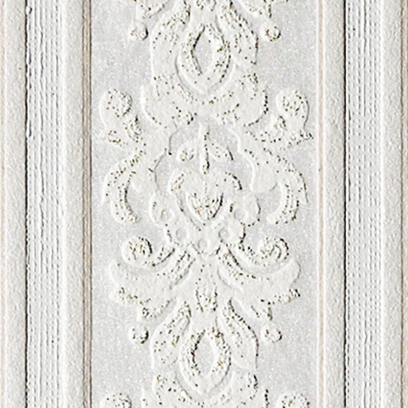 Papier peint vinyle PLESSY coloris blanc
