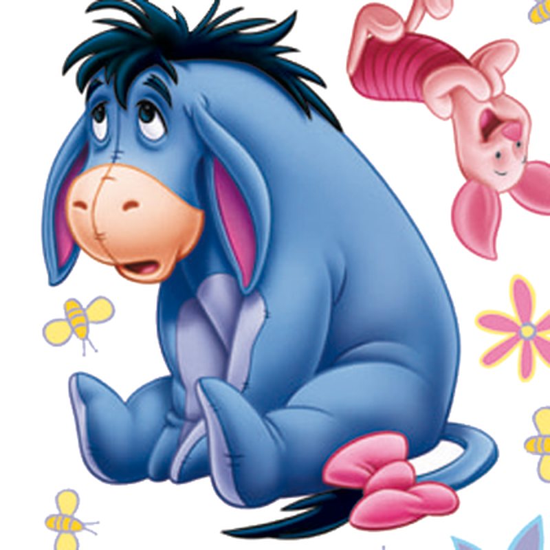 Sticker WINNIE coloris abricot