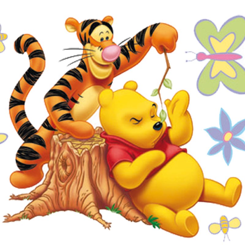Sticker WINNIE coloris abricot