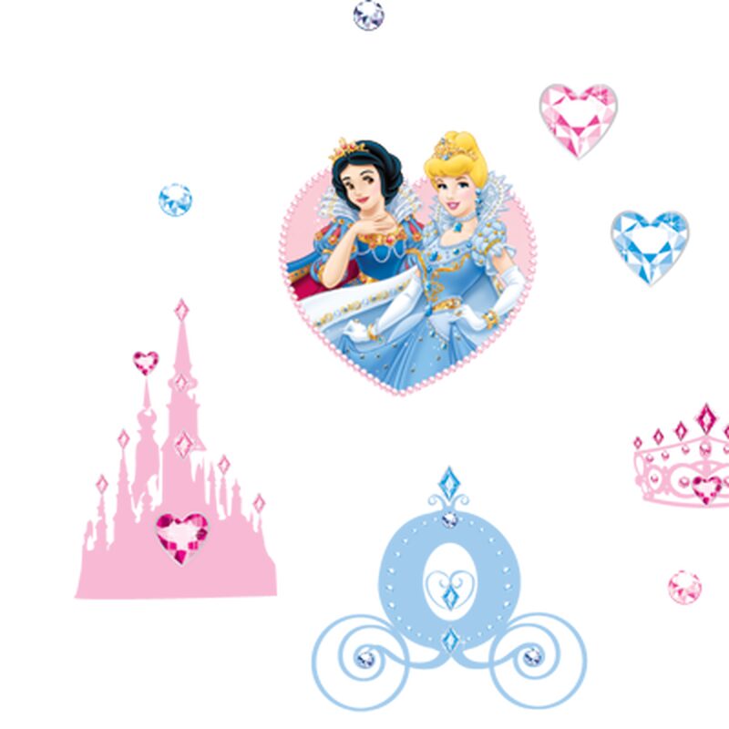Sticker PRINCESS DISNEY coloris rose guimauve