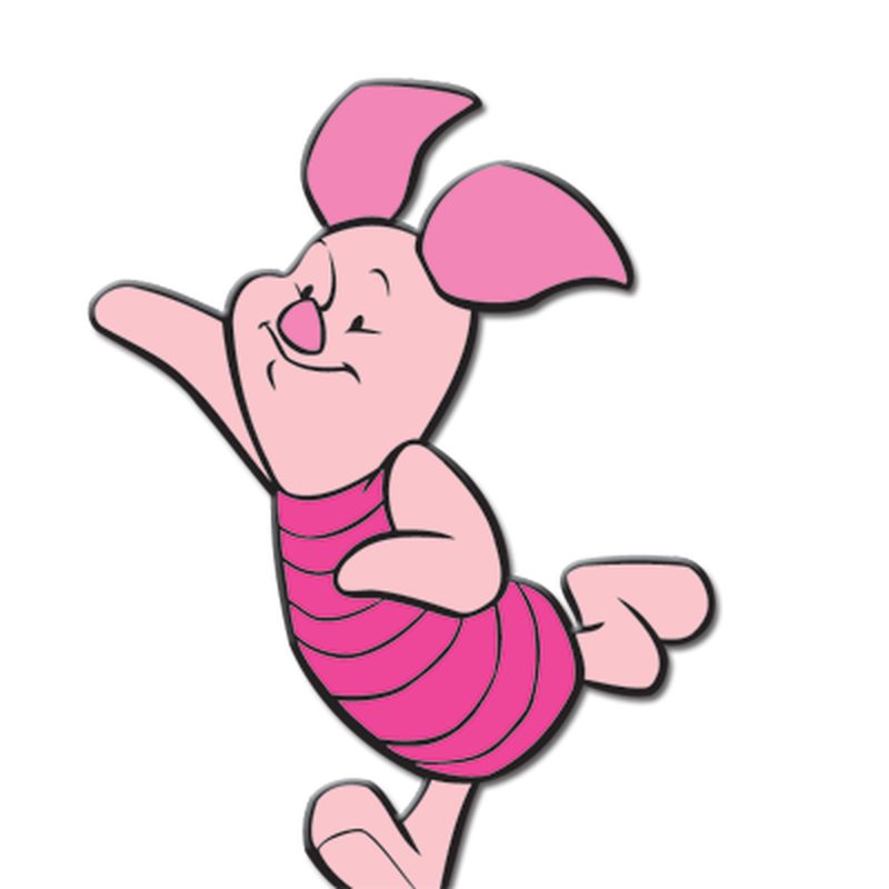 Sticker en relief WINNIE coloris abricot