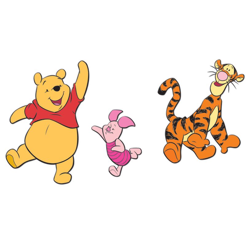 Sticker en relief WINNIE coloris abricot