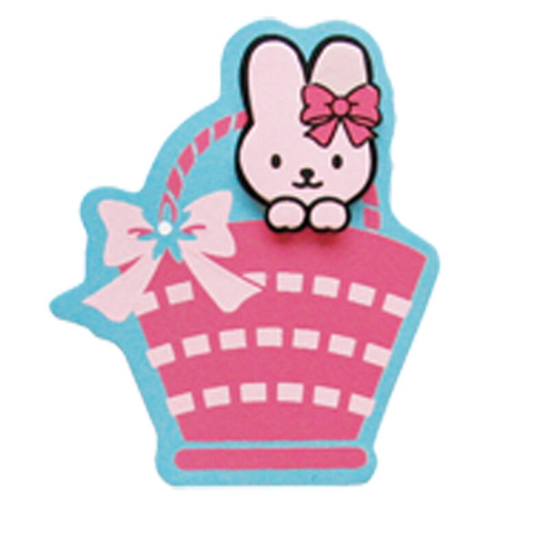 Sticker en relief HELLO KITTY FASHION coloris rose guimauve