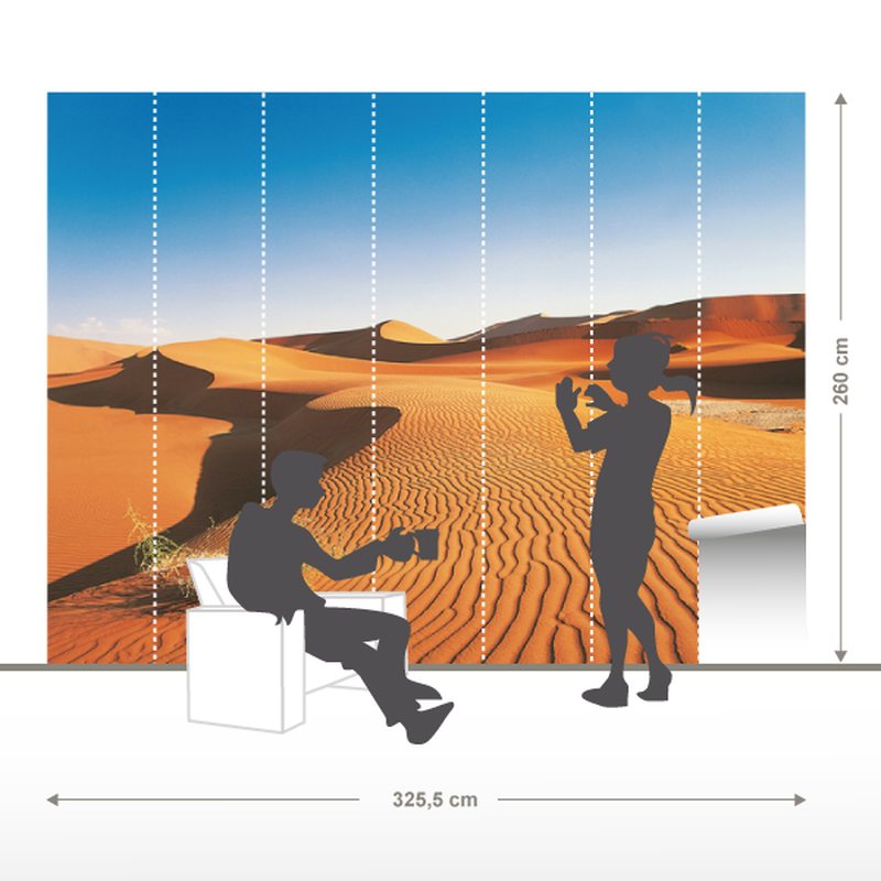 Papier peint panoramique XXL SAHARA 325,5 x 260 cm