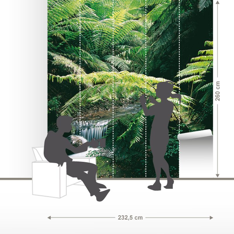 Papier peint panoramique L TROPICA 232,5 x 260 cm
