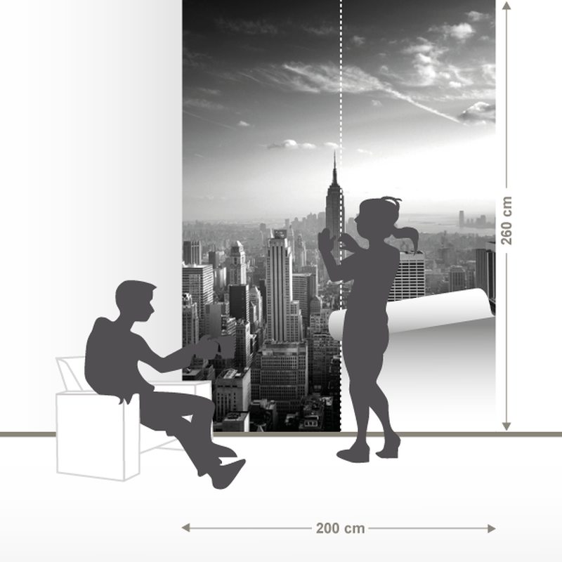 Papier peint panoramique L EMPIRE STATE VIEW 200 x 260 cm