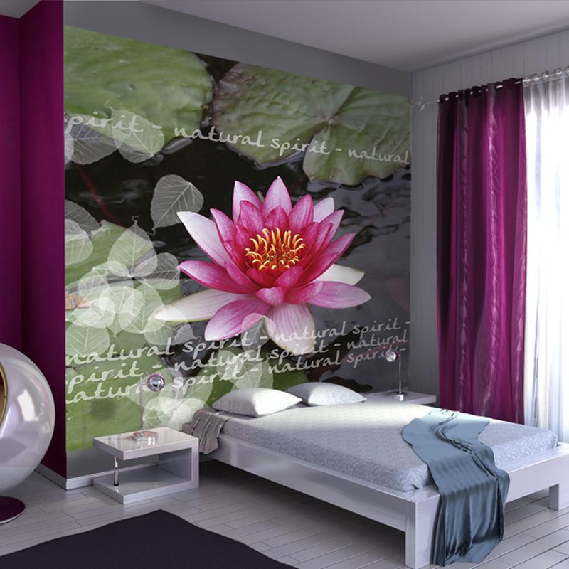 Papier peint panoramique XL WATER LILY 250 x 250 cm